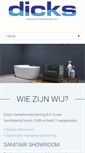 Mobile Screenshot of dicksbv.nl
