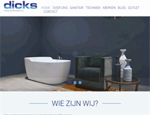 Tablet Screenshot of dicksbv.nl